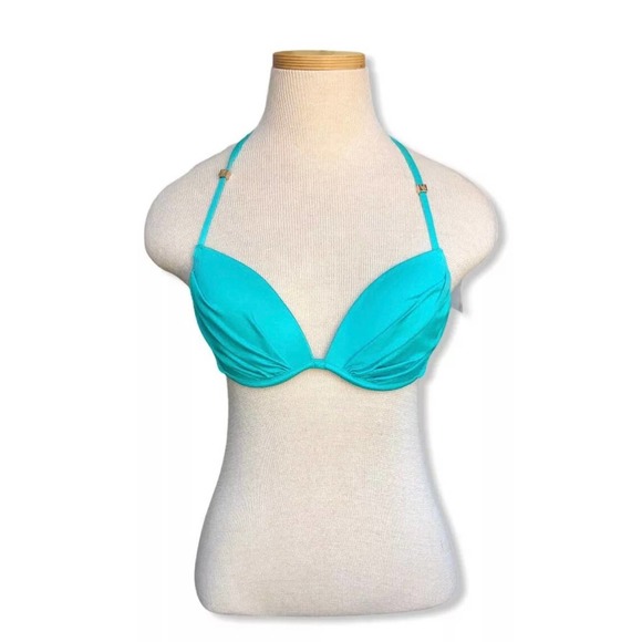 32C Victoria’s Secret Plunge Mermaid Bikini Top - Picture 1 of 12